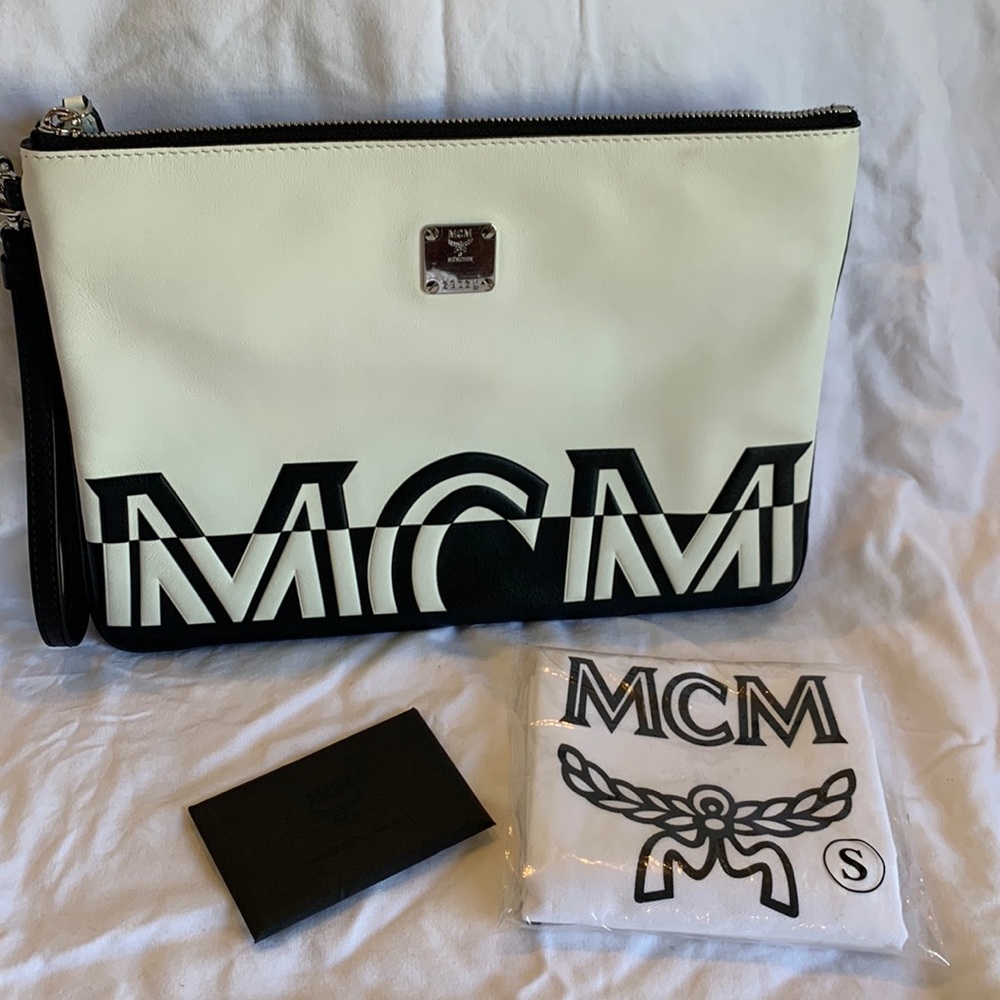 COPY - MCM Leather Clutch/Wristlet